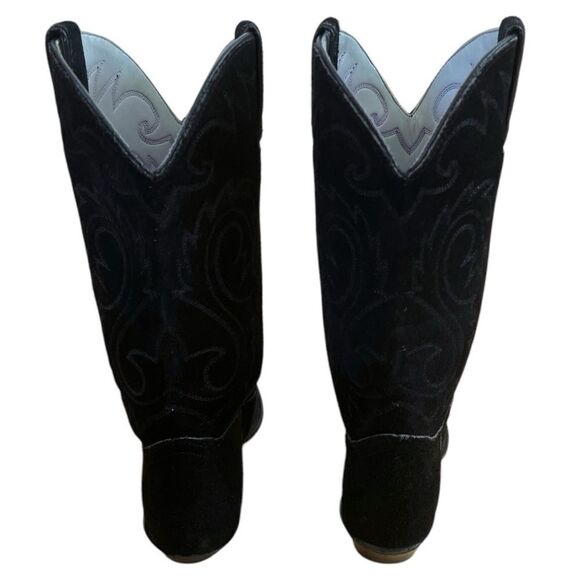 Durango Suede / Leather Cowgirl Boot in Black Size 6.5M
Made in USA - Picture 4 of 6